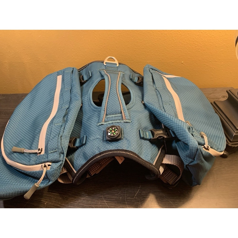 Harness Medium Backpack Blue Removable Saddlebags Arcadia Trail